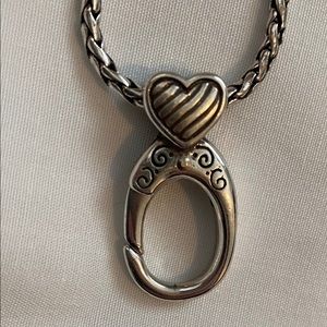 Brighton charm holder necklace.